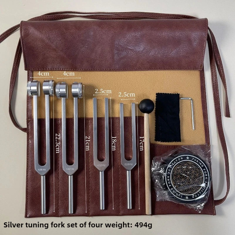 Solfeggio Meditation Tuning Fork Set — Sound Healing Schumann Resonance Instruments