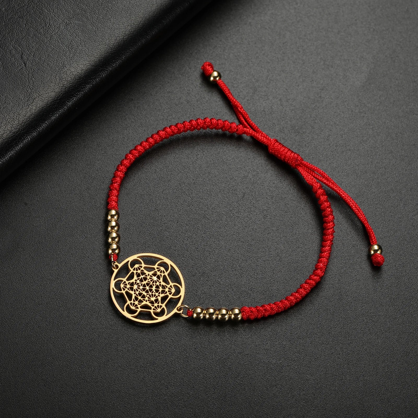Metatron Cube Bracelet — Sacred Geometry Stainless Steel Spiritual Amulet